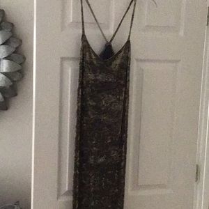 Free people crushed velvet dress